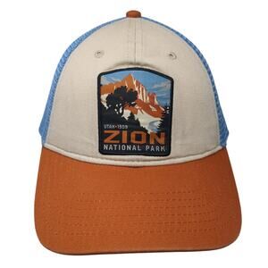 Utah 1909 Zion National Park Trucker Hat Multicolor OS Adjustable Mesh Back